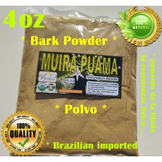 4oz Muira puama - Muira puama bark pwd - Brazilian Muirapuama bark - marapuama